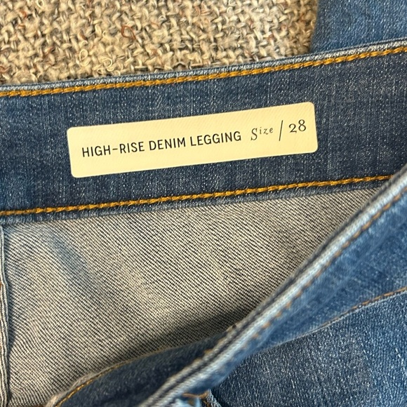 Anthropologie Pilcro and the Letter Press High Rise Denim Leggings - Picture 5 of 6